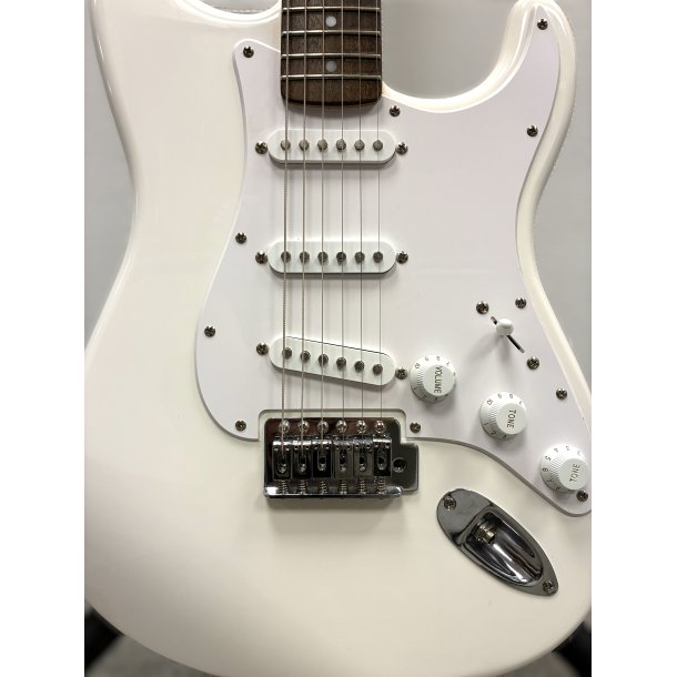 (BRUGT) Squier Stratocaster Olympic White
